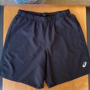 ASICS men’s running shorts, size Small